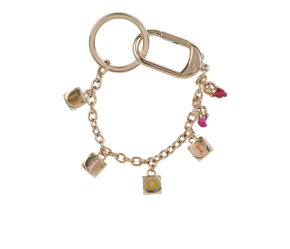 Christian Dior Vintage Logo Bag Charm, front view